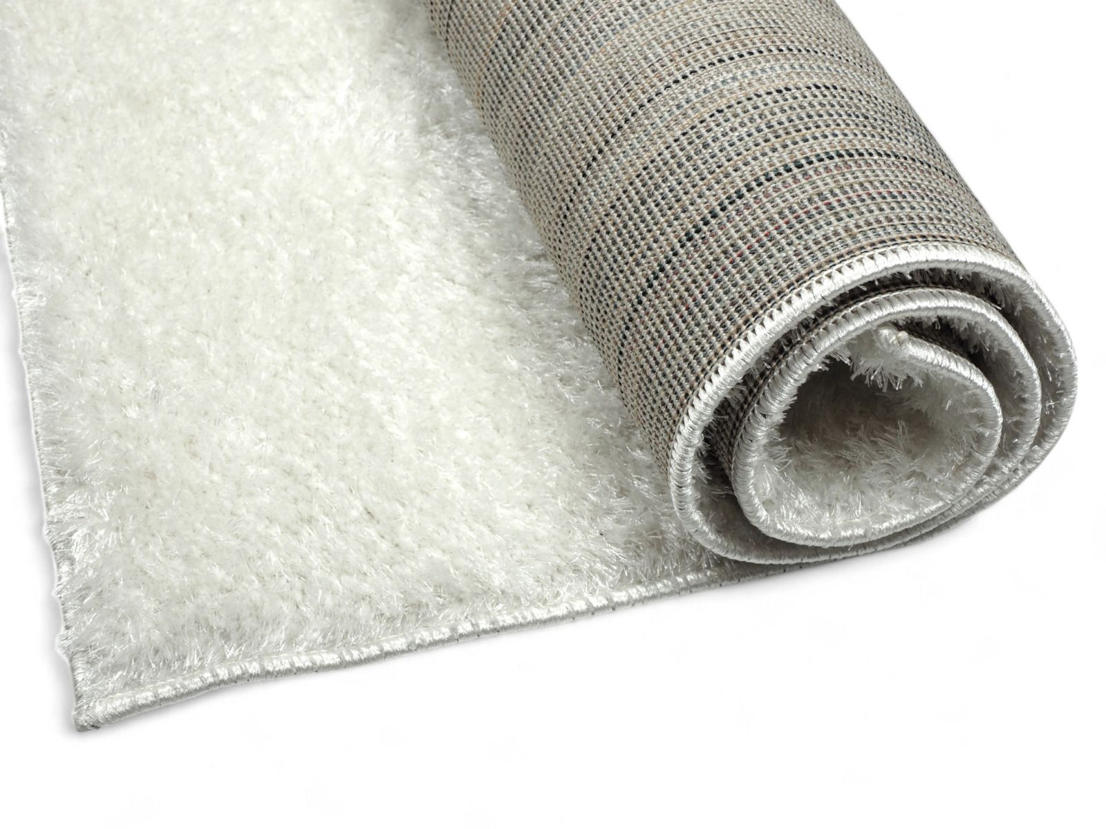 Hohde nukka-käytävämatto, valkoinen, eri kokoja