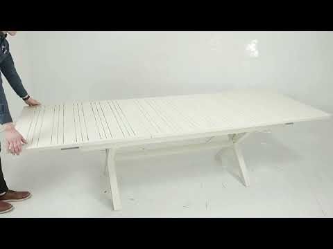 Hanko jatkopöytä + 6 Marina tuolia ulos