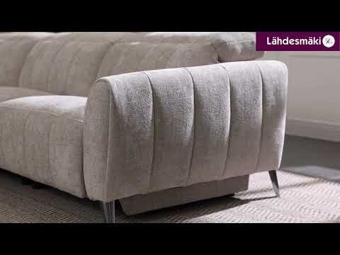 Zara avokulmasohva sähkötoiminen, taupe