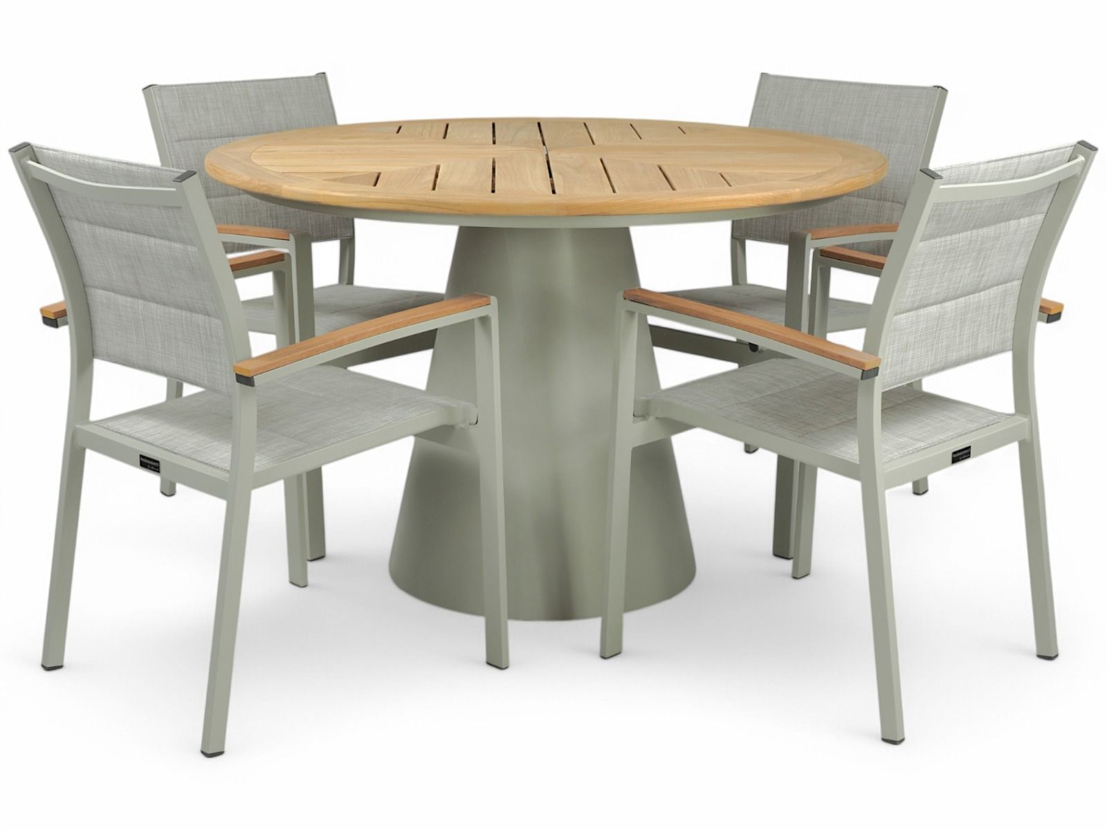 Hugo pyöreä terassipöytä 120 cm, tiikkiä