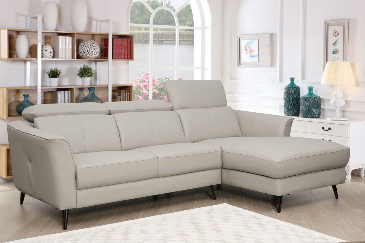 Plaza divaanisohva nahka, Taupe