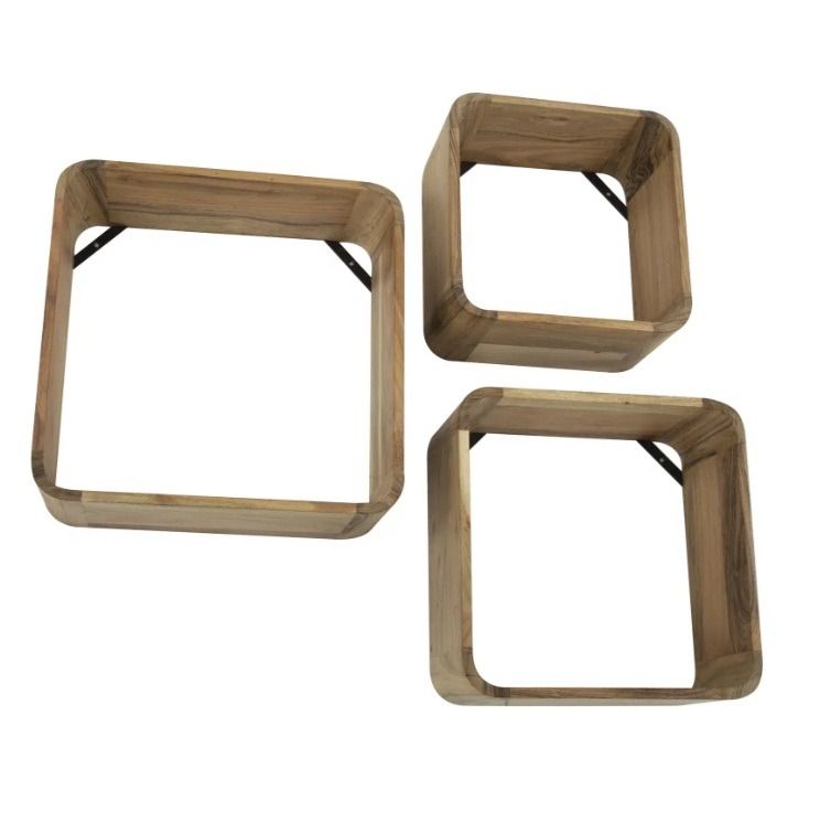 Amsterdam Box seinähyllysetti, akaasia