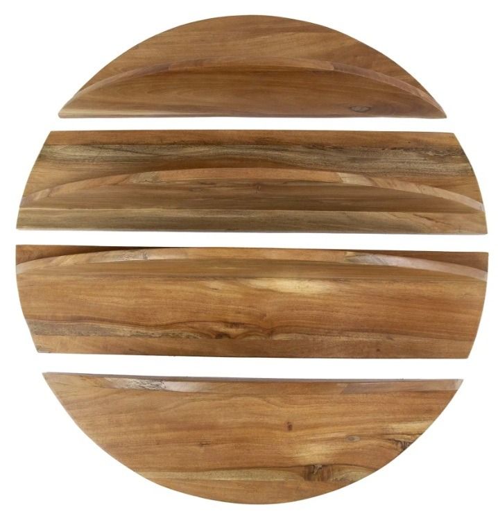 Amsterdam pyöreä seinähylly, luonnonväri