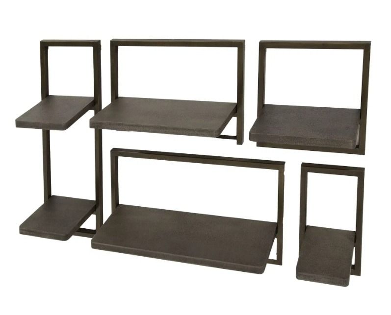 Amsterdam Ferro seinähylly, antiikkipronssi