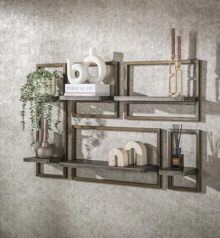 Amsterdam Ferro seinähylly, antiikkipronssi