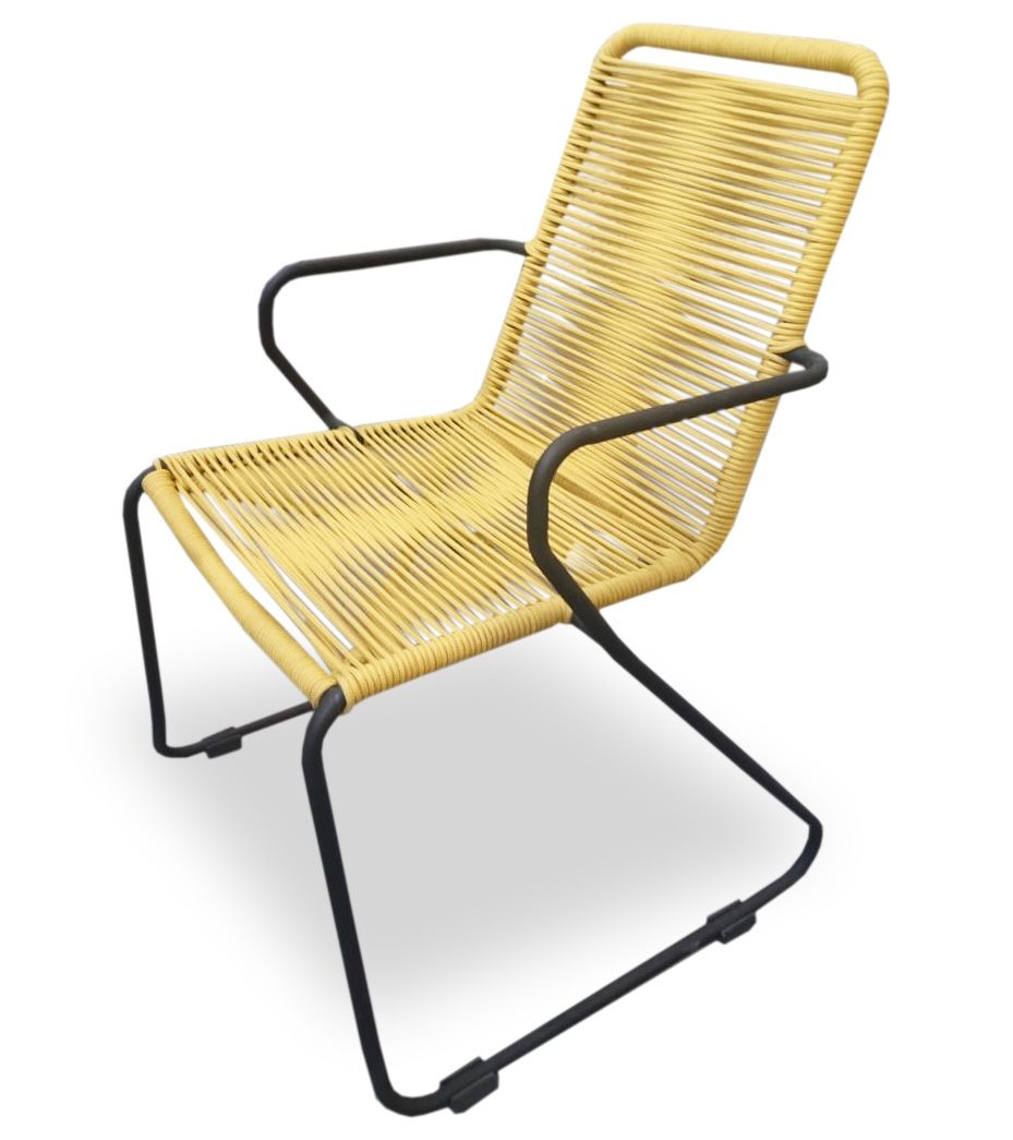 Ibiza puutarhatuoli, keltainen