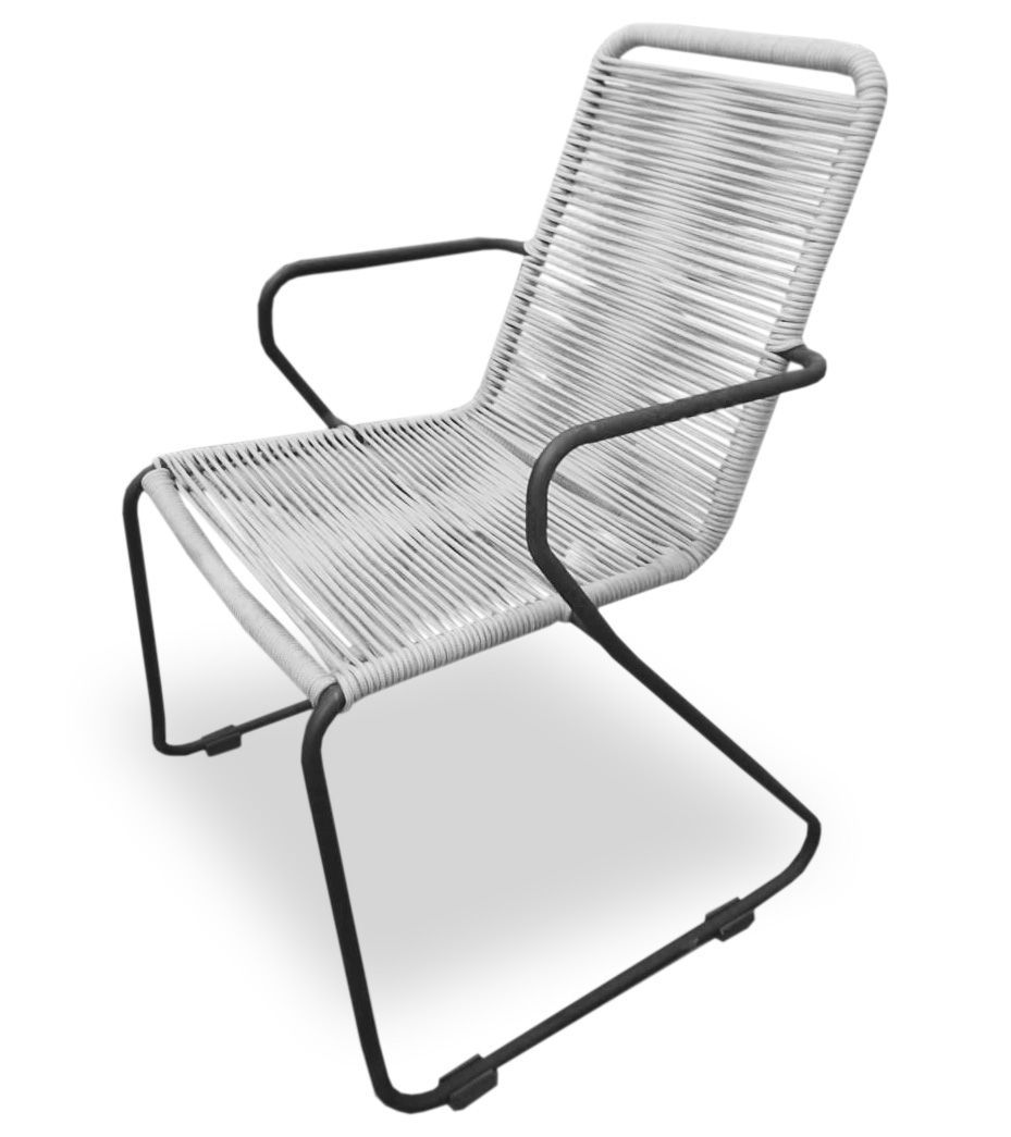 Ibiza puutarhatuoli, vaaleanharmaa