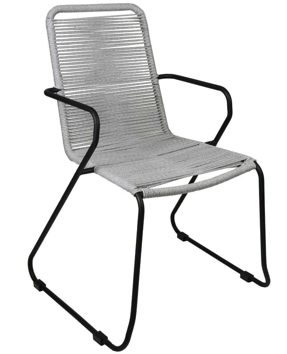 Ibiza puutarhatuoli, vaaleanharmaa