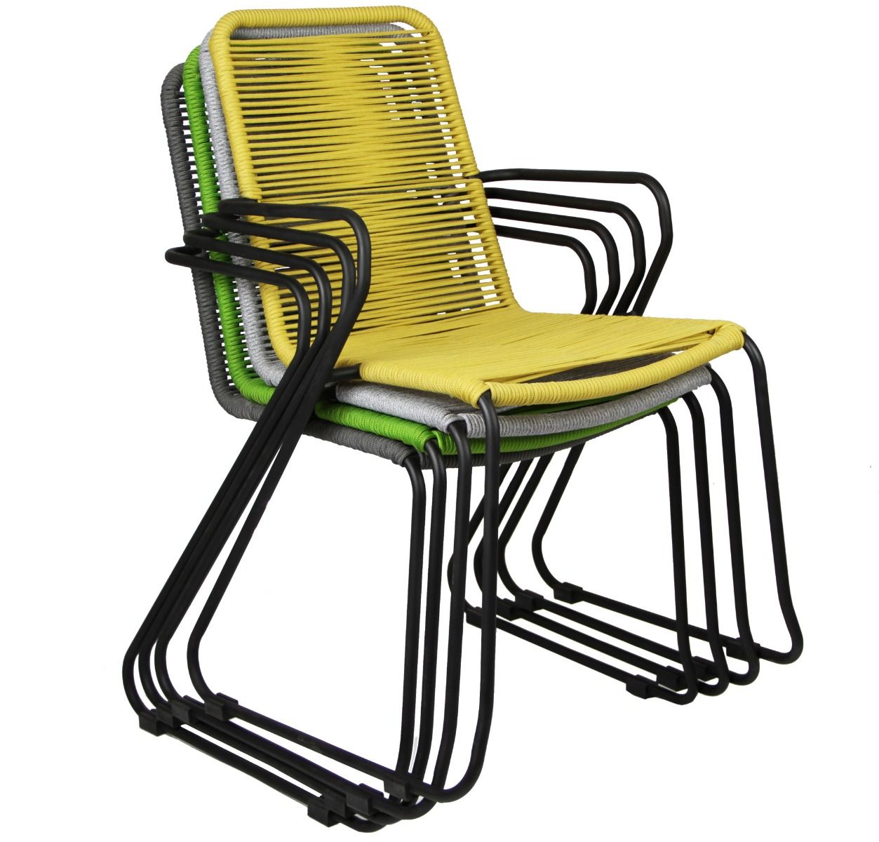 Reims terassipöytä + 4 Ibiza tuolia, eri värejä