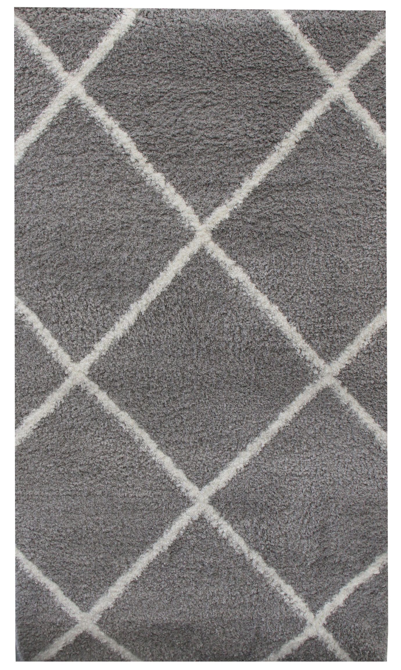 Silkyway käytävämatto, harmaa/ valk