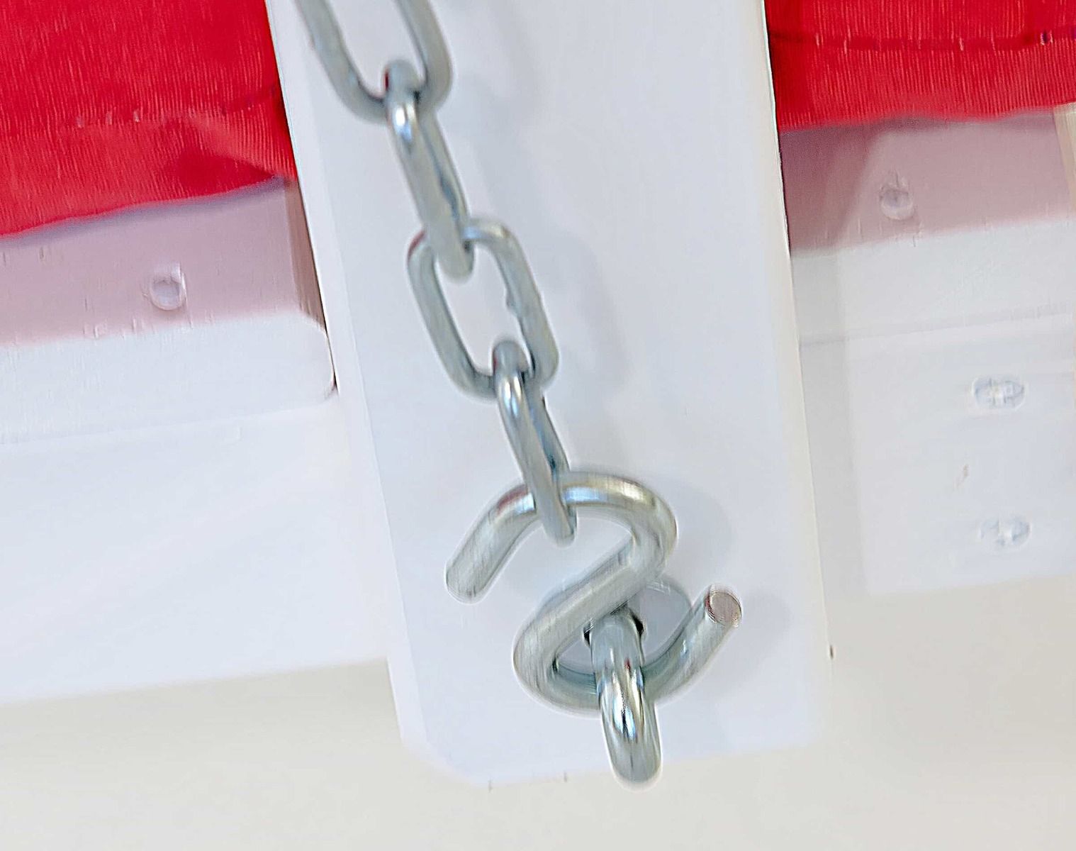 Venta puinen puutarhakeinu valkoinen