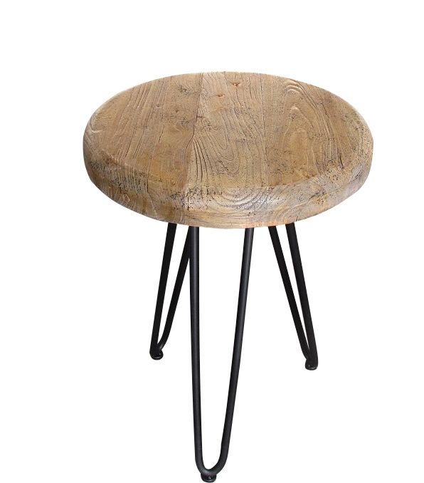 Provence vintage jakkara pyöreä