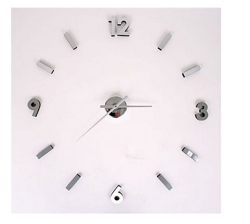 AluNumbers-seinäkello