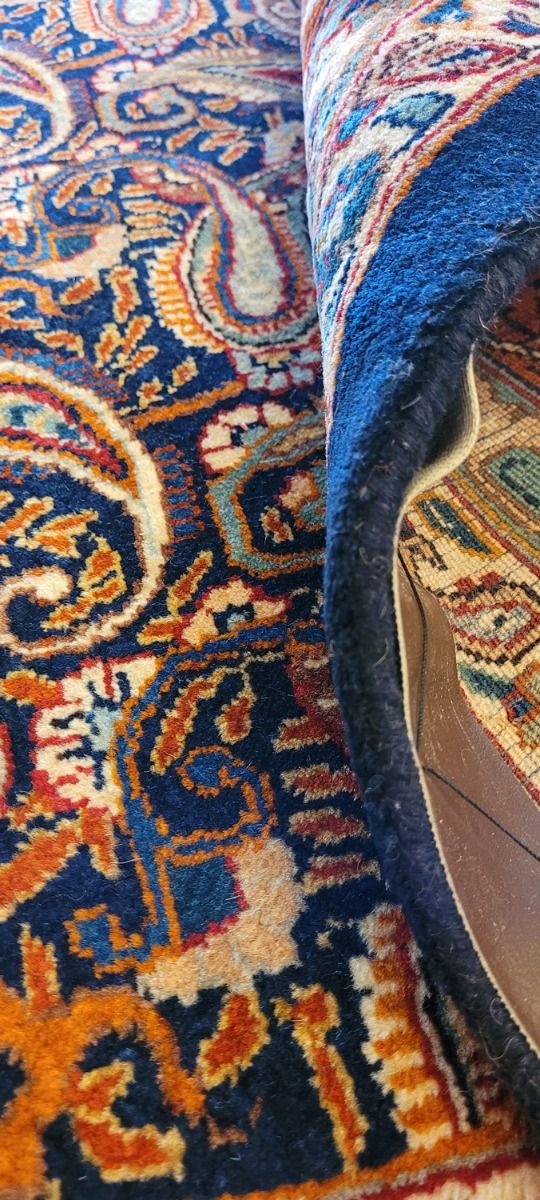 Qain matto, sininen,  303x380 cm