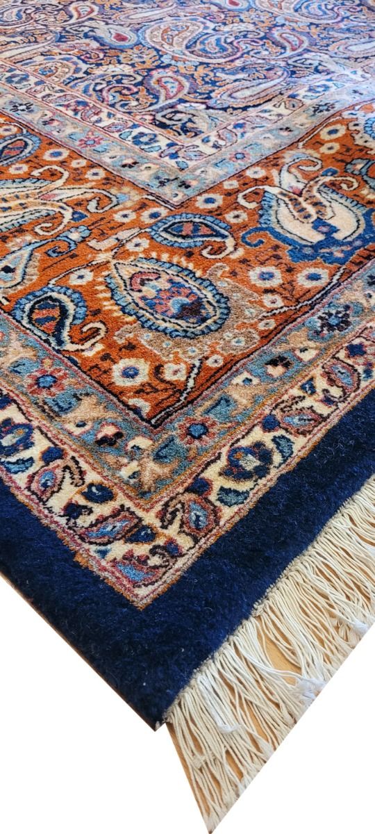 Qain matto, sininen,  303x380 cm