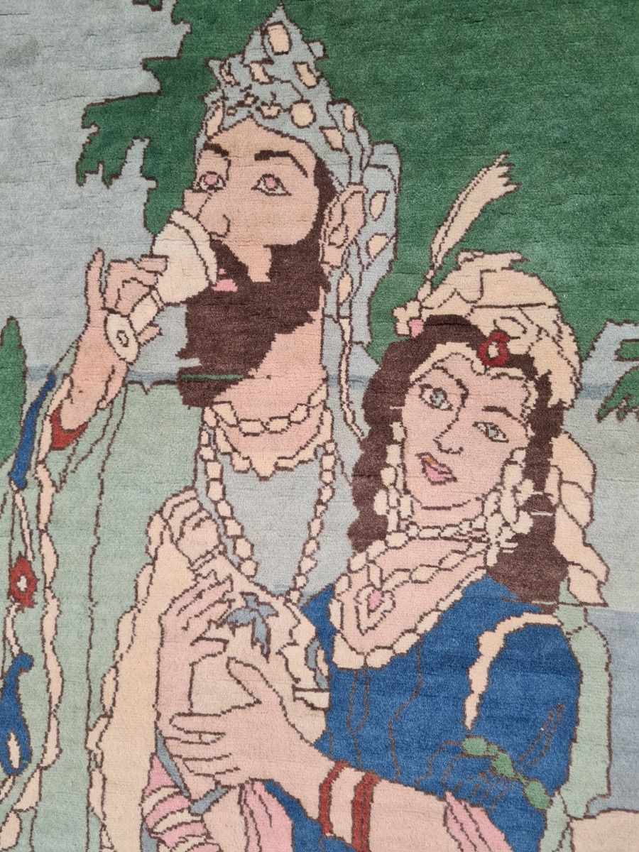 Isfahan matto, 139x216 cm