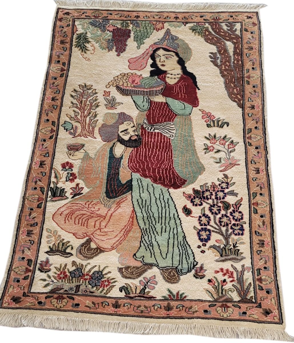 Isfahan matto, 98x148 cm