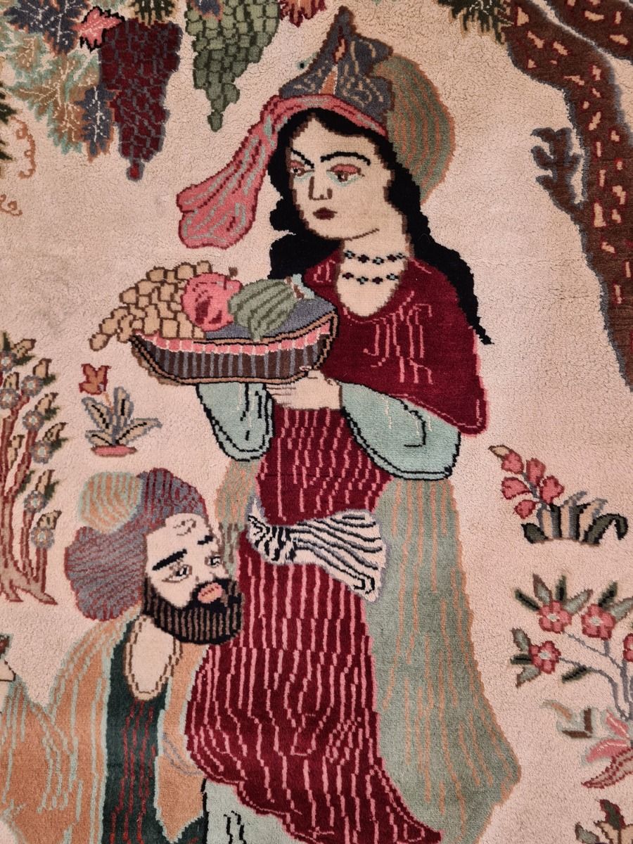 Isfahan matto, 98x148 cm