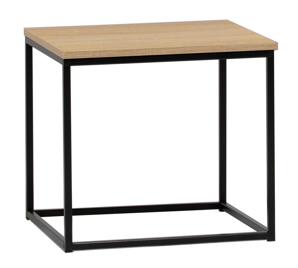 Hiipakka Isla sohvapöytä, pieni musta/hunajatammi