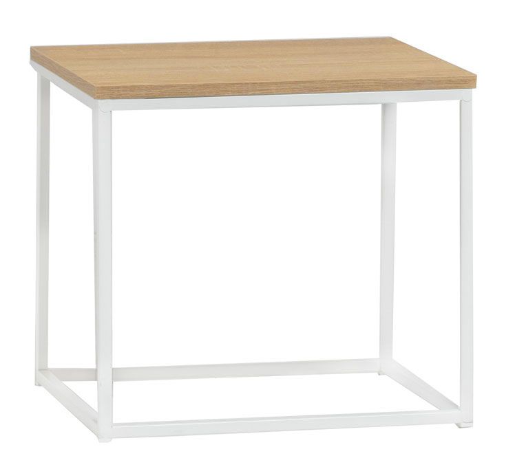 Hiipakka Isla sohvapöytä, pieni valk/hunajatammi