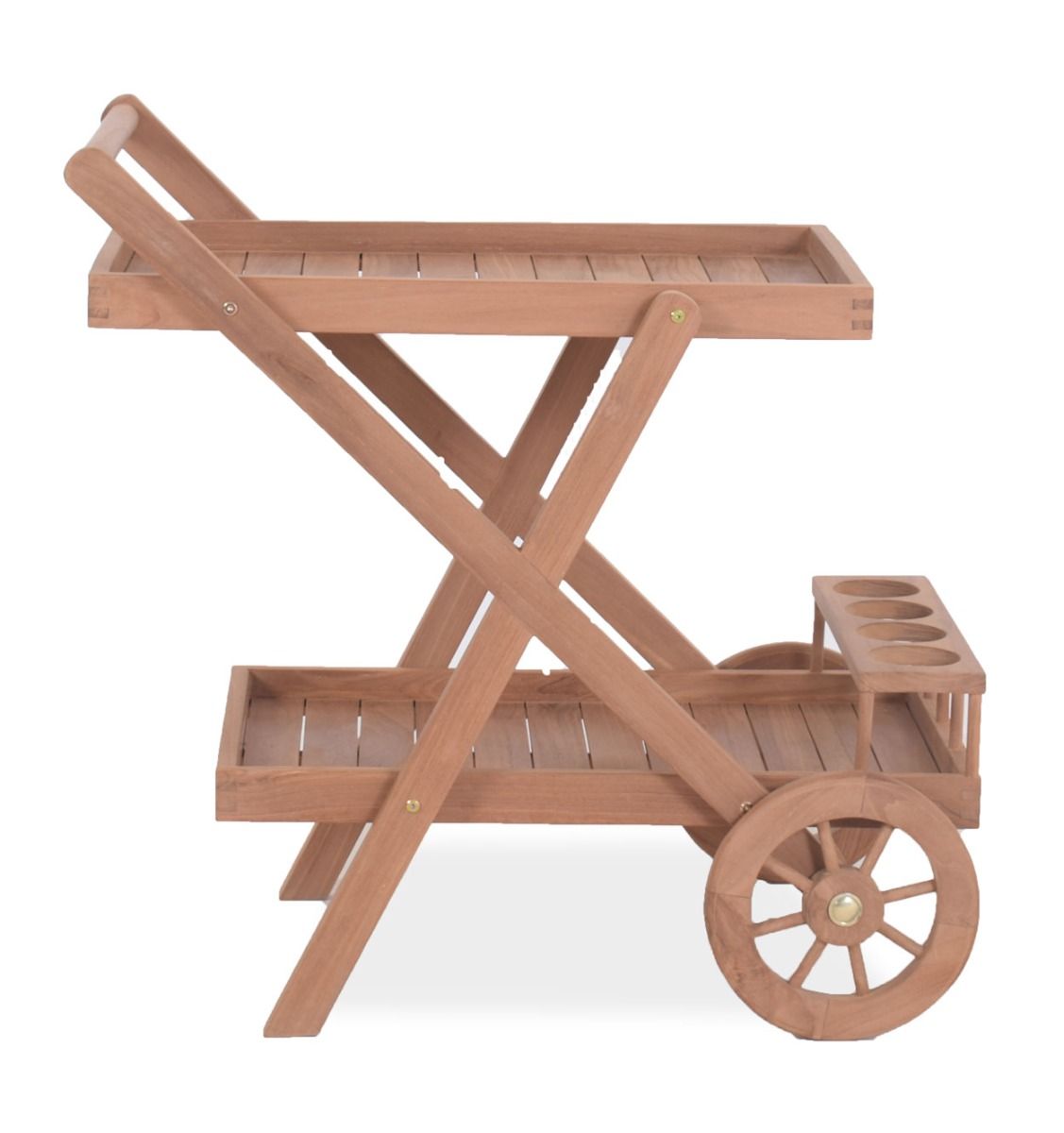 Jaava tarjoiluvaunu, tiikkiä