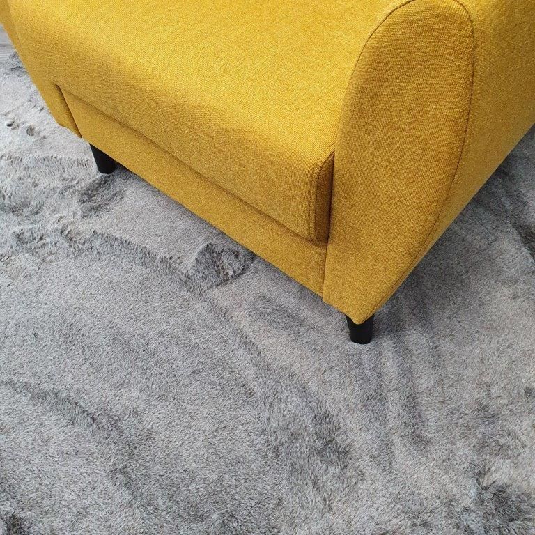 Jasmine matto, harmaa, pyöreä