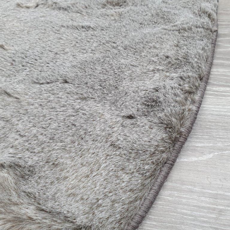 Jasmine matto, harmaa, pyöreä