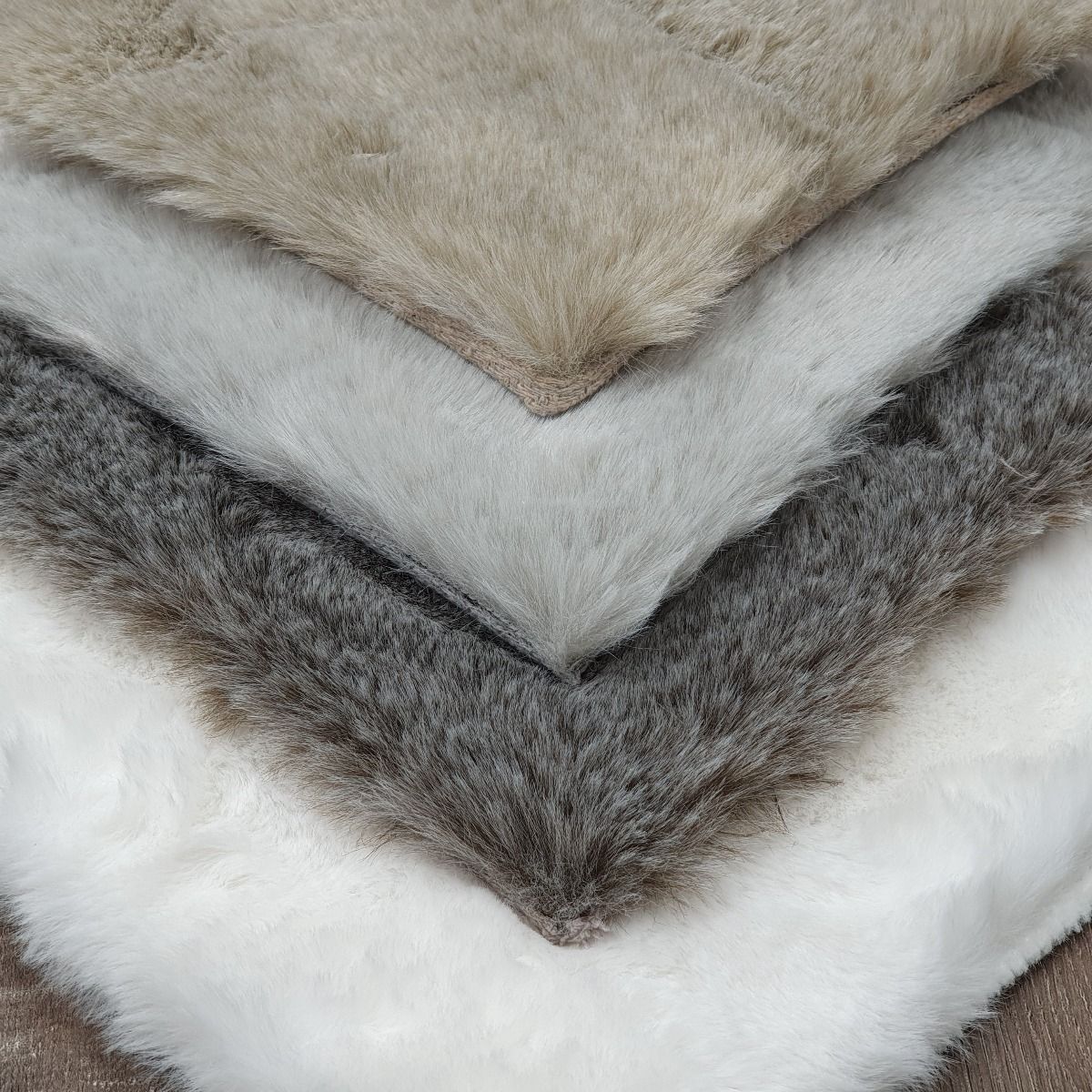 Jasmine matto, valkoinen, pyöreä