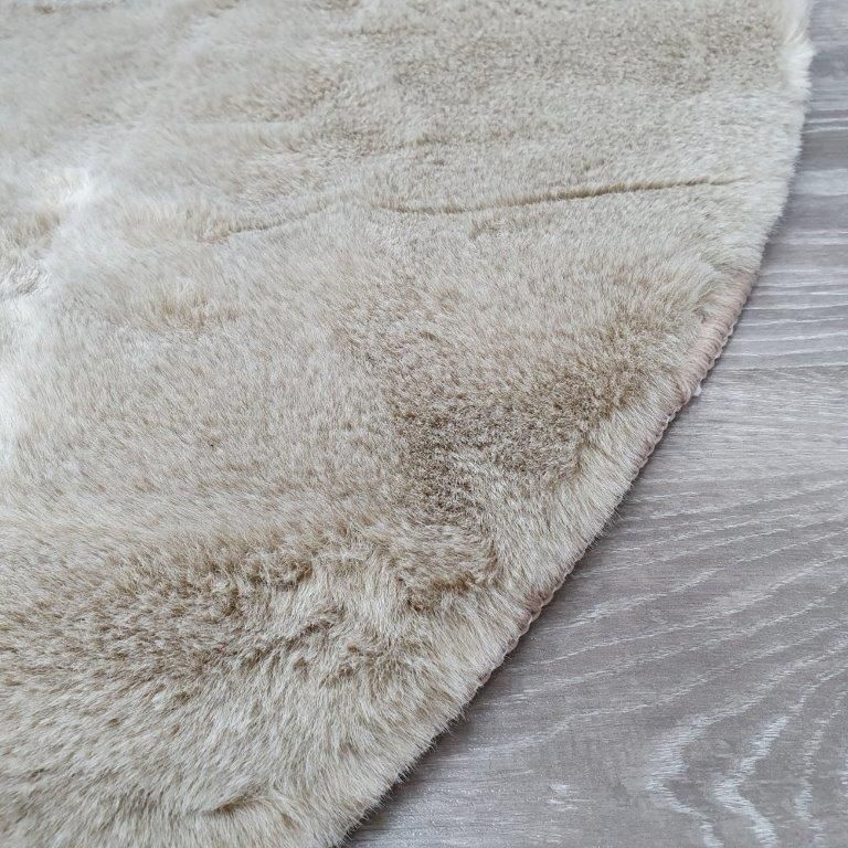 Jasmine matto, pellava, pyöreä