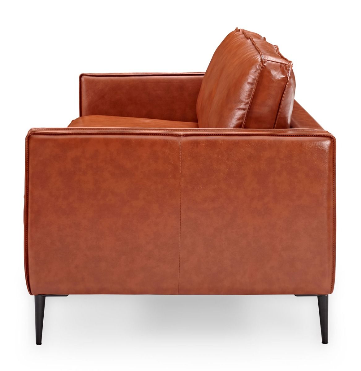 Jason 3-ist nahkasohva, vintage ruskea