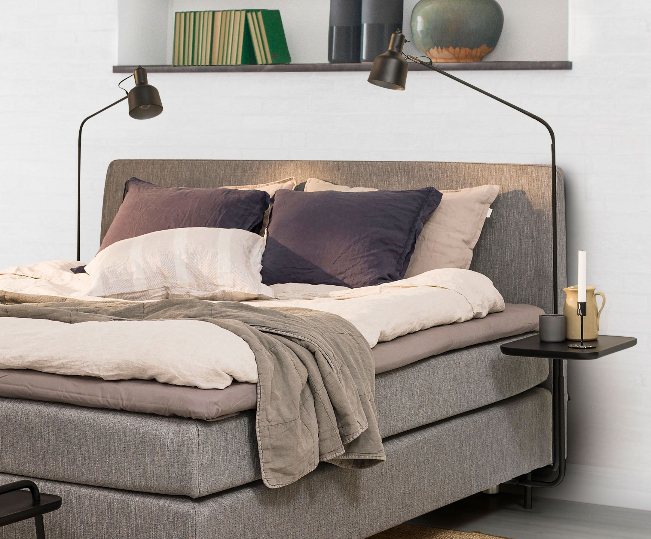 Jensen Add On kiinteä valaisin sänkyyn