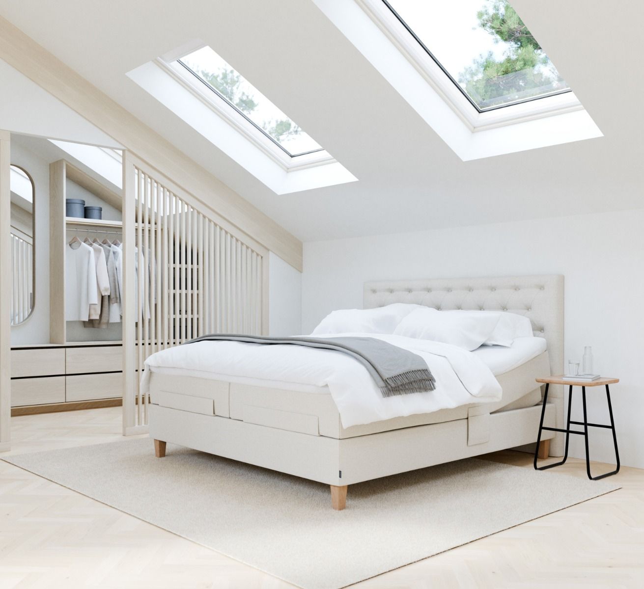 Jensen Onyx moottorisänky 180x200 Aqtive II, varastoerä