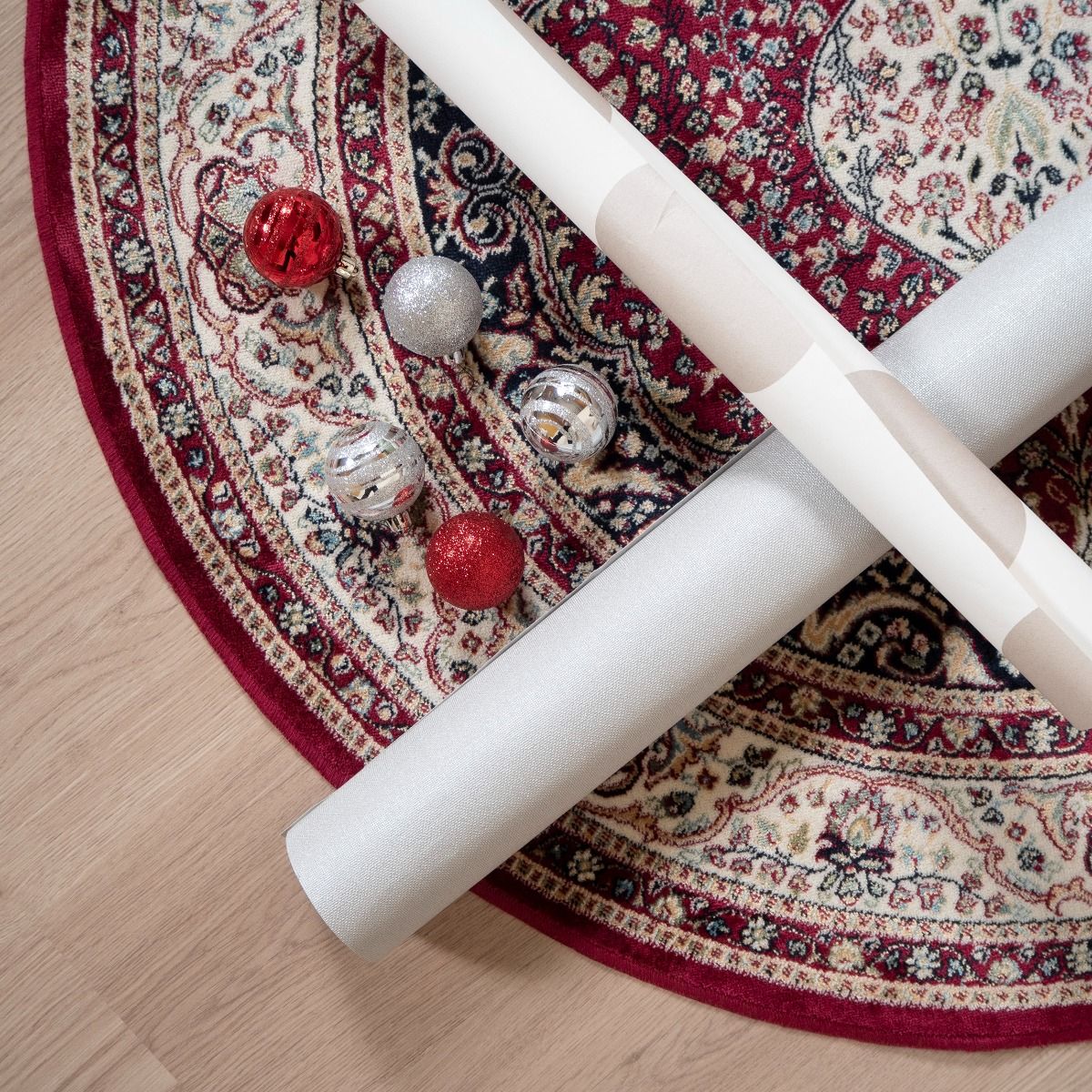 Royal Palace matto punainen, pyöreä