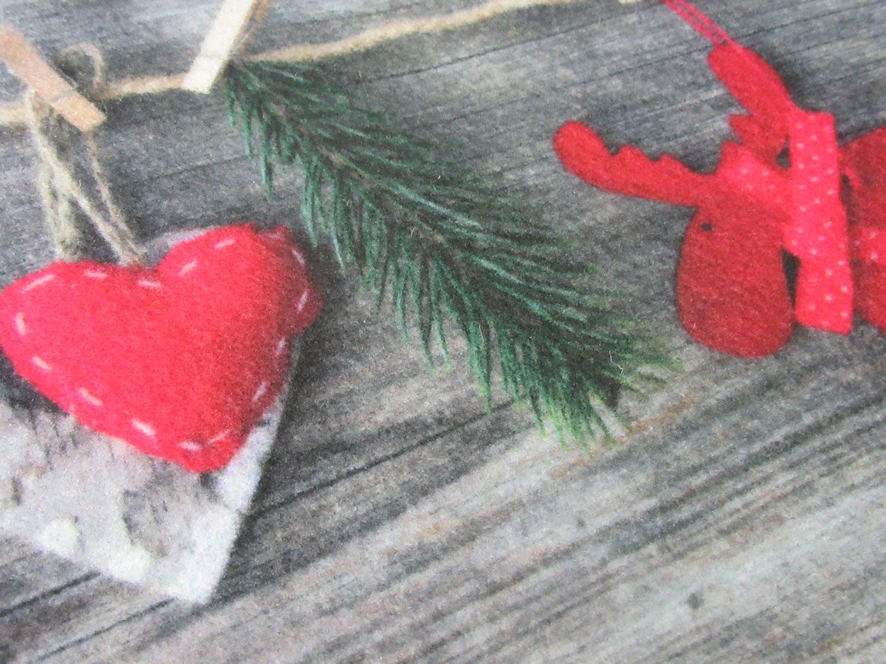 Joulumatto, pyöreä