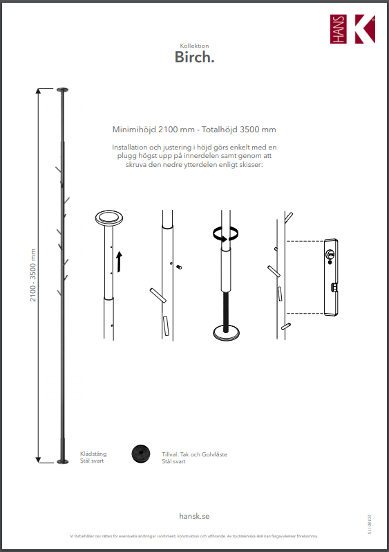 Hans K Birch vaatetanko