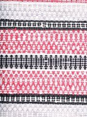 Kaarna puuvillamatto kapea, punainen