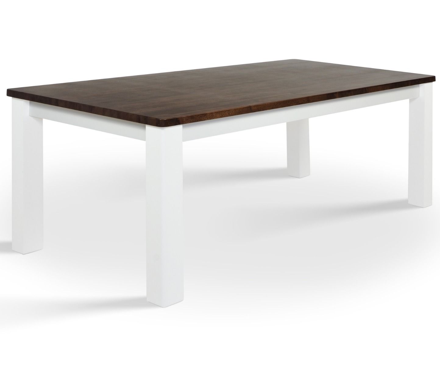 Kanerva ruokapöytä pähkinä-valkoinen kuudelle