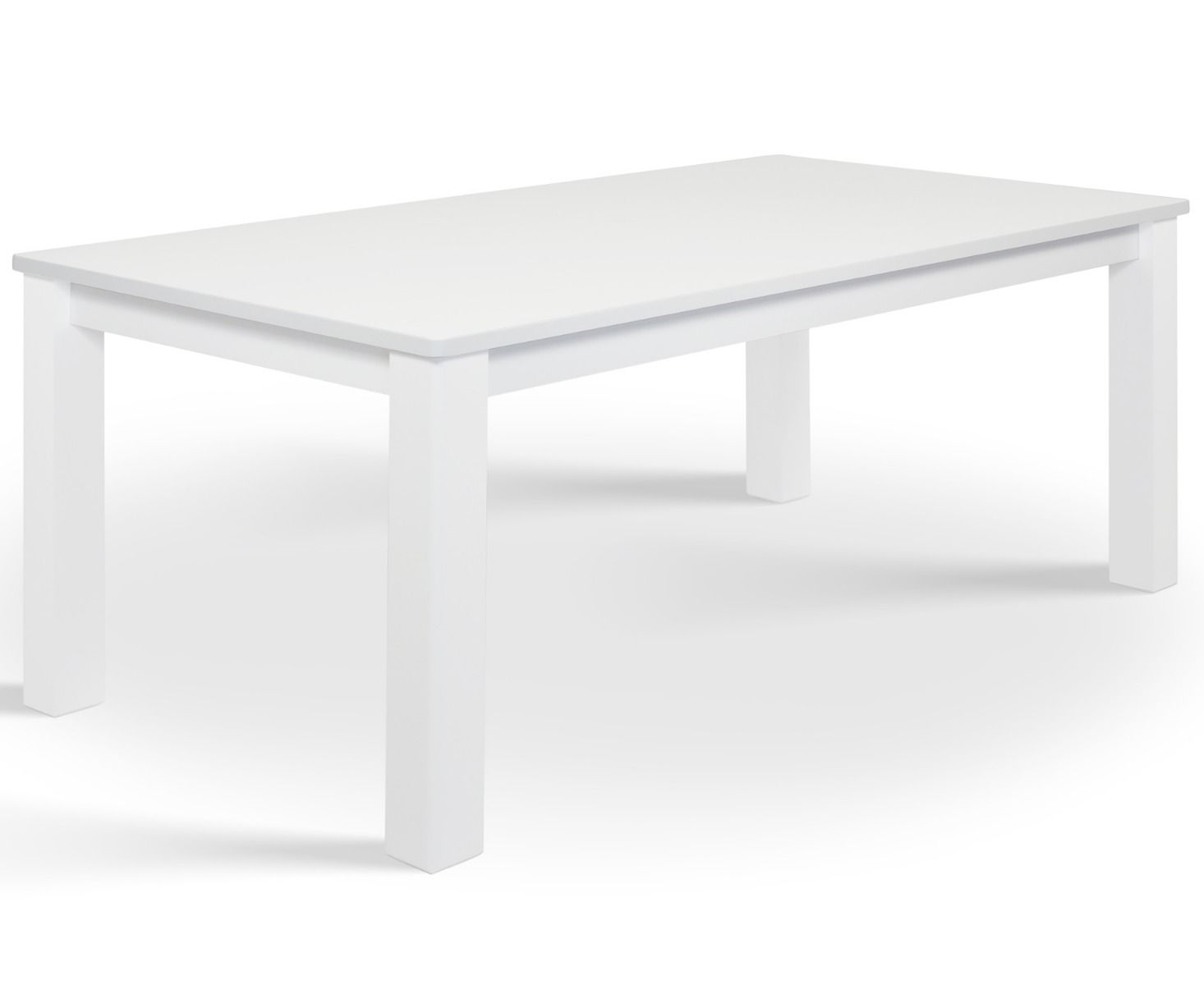 180 cm ruokapöytä valkoinen Kanerva paksulla kannella