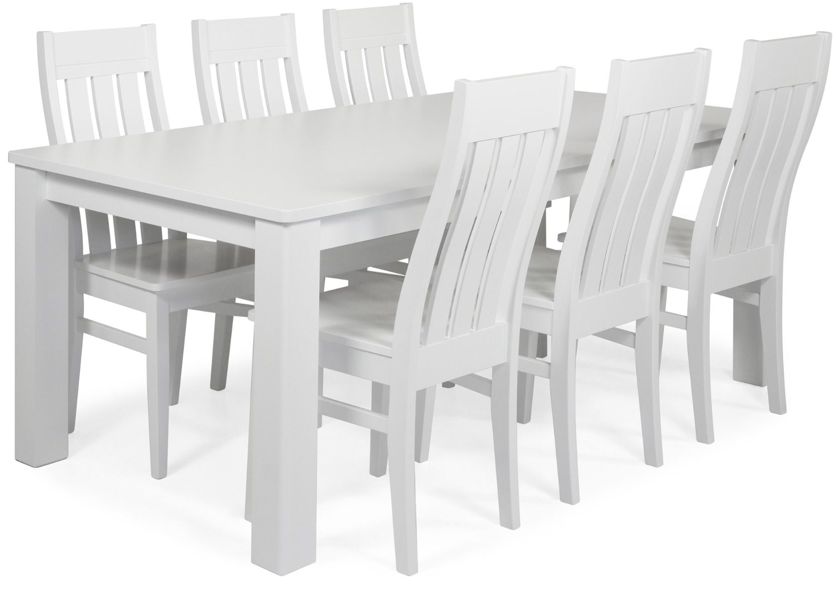 Kanerva ruokaryhmä kuudelle hengelle valkoisena