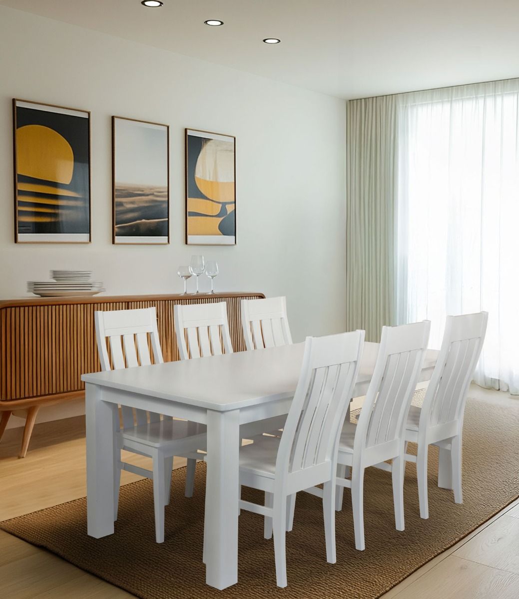 Kanerva ruokaryhmä valkoinen kuudelle hengelle