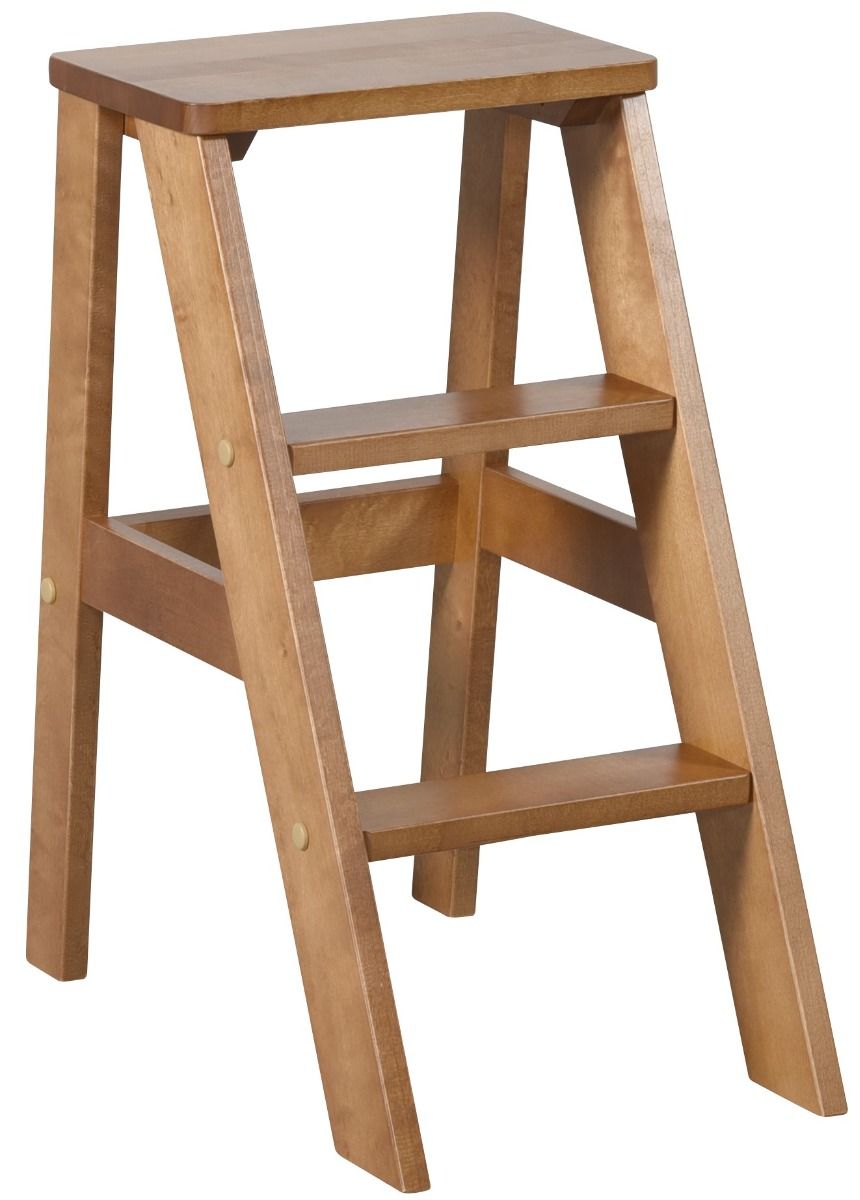 2-askelmainen Kanto porrasjakkara, pyökki.