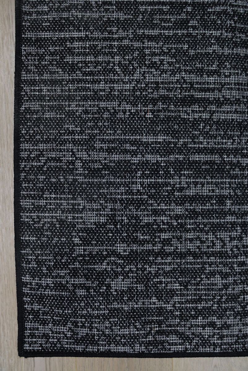 Kapa käytävämatto, lev. 80 cm, Musta