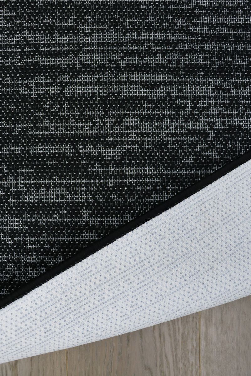 Kapa käytävämatto, lev. 80 cm, Musta