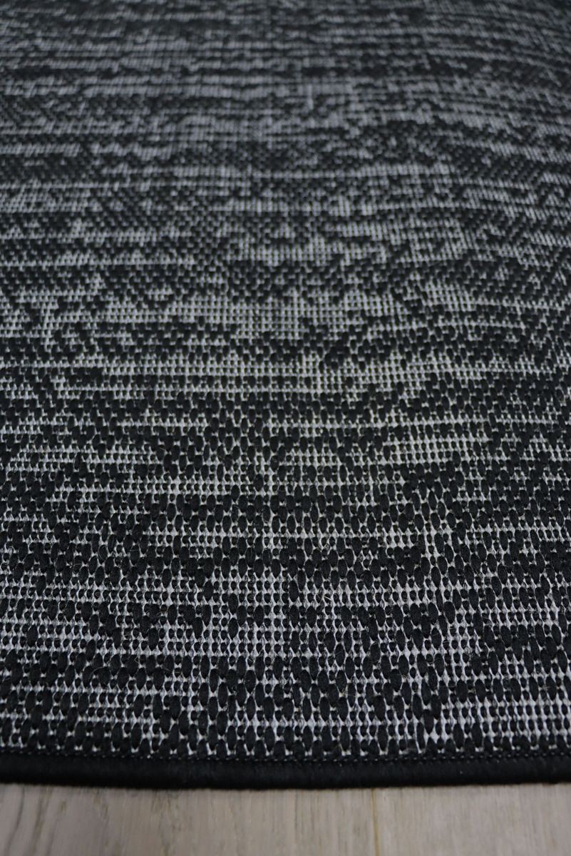 Kapa käytävämatto, lev. 100 cm, Musta