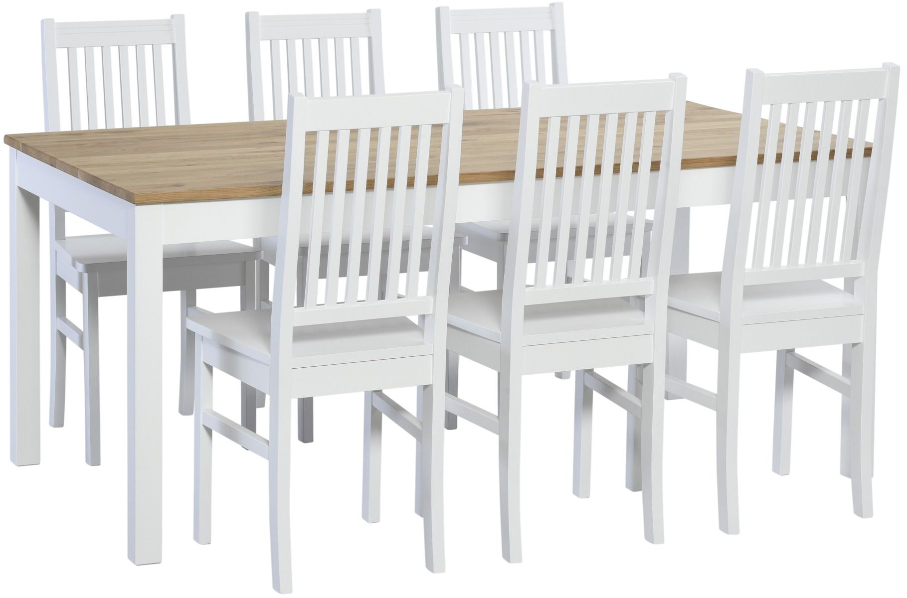 Nurmi ruokapöydän tuoli, valkoinen