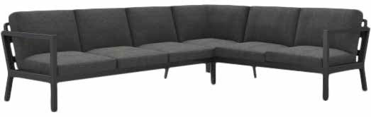 Katinka kulmasohva 275x211cm ulkokäyttöön