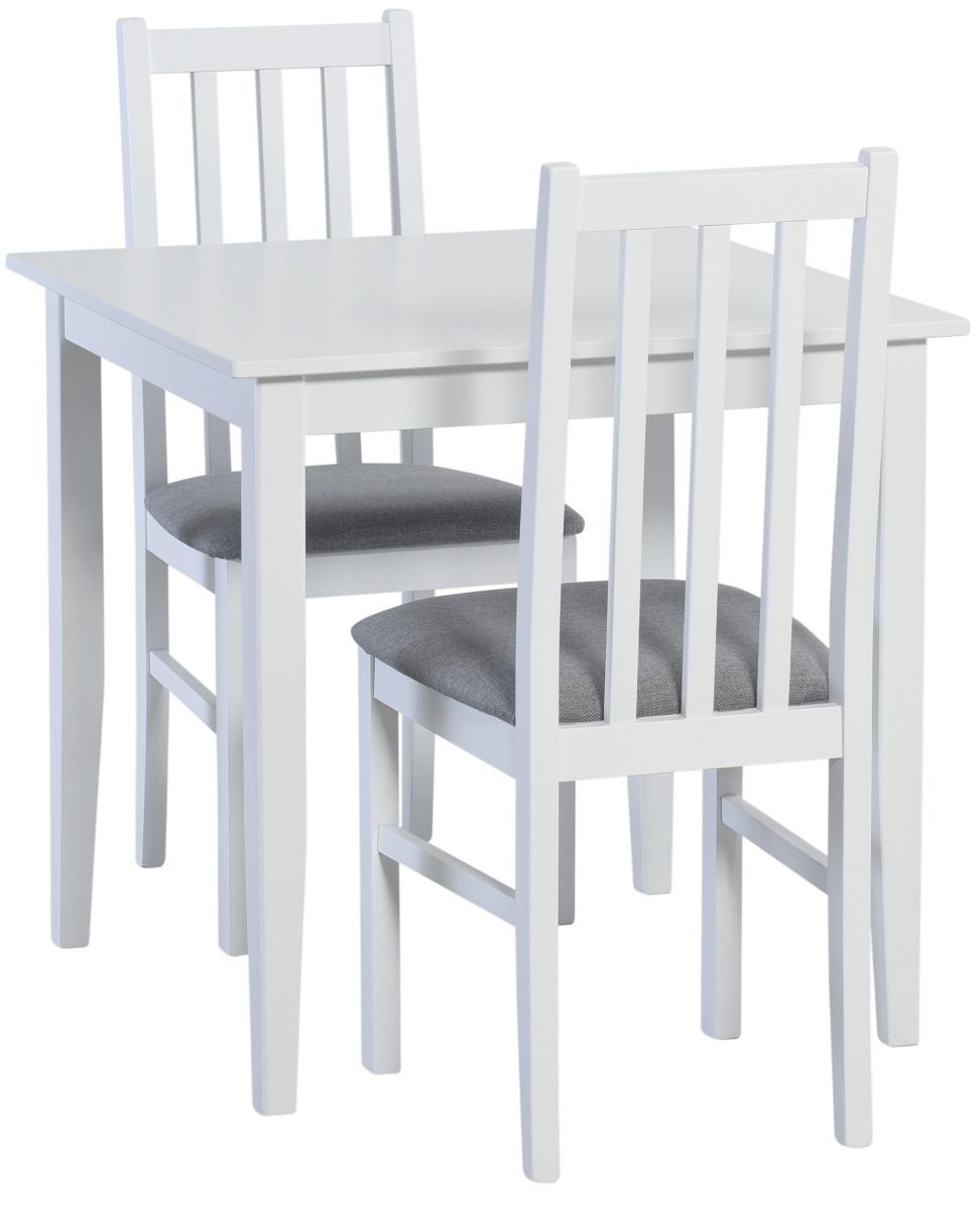 Kaura ruokapöytä 68x68 cm, valkoinen