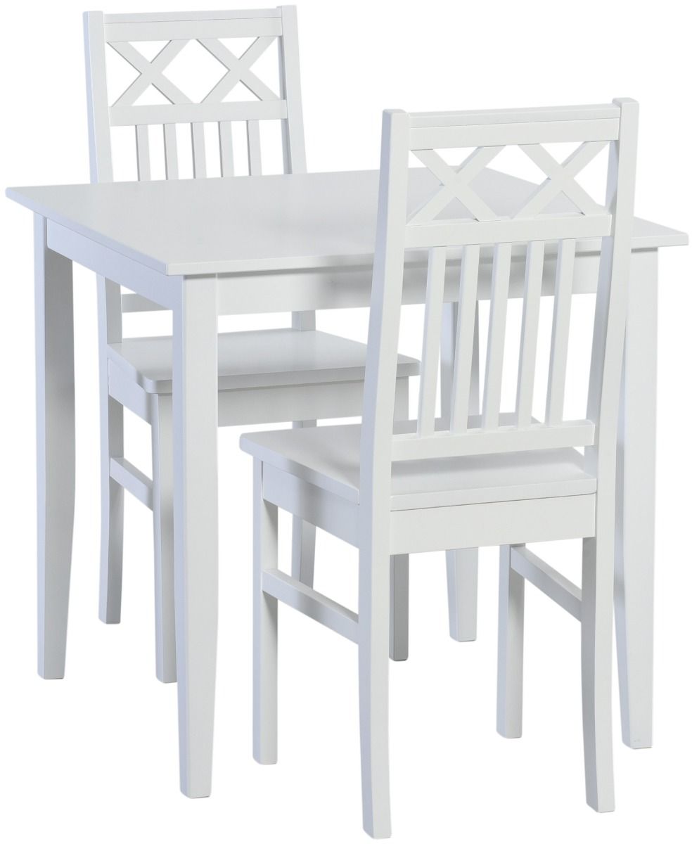 Luoto ruokapöydän tuoli, valkoinen