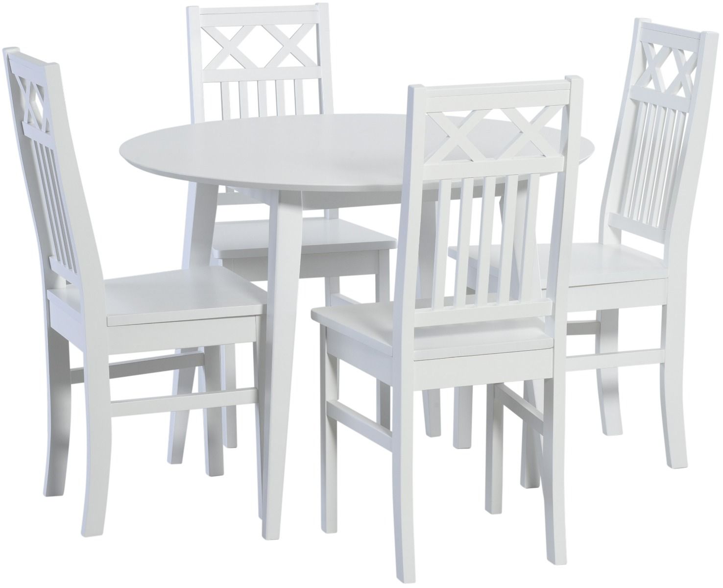 Luoto ruokapöydän tuoli, valkoinen