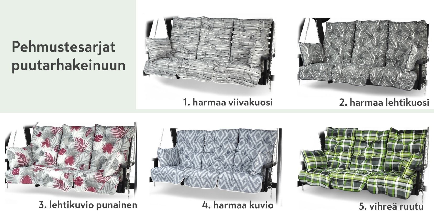 Saaristo puutarhakeinu musta